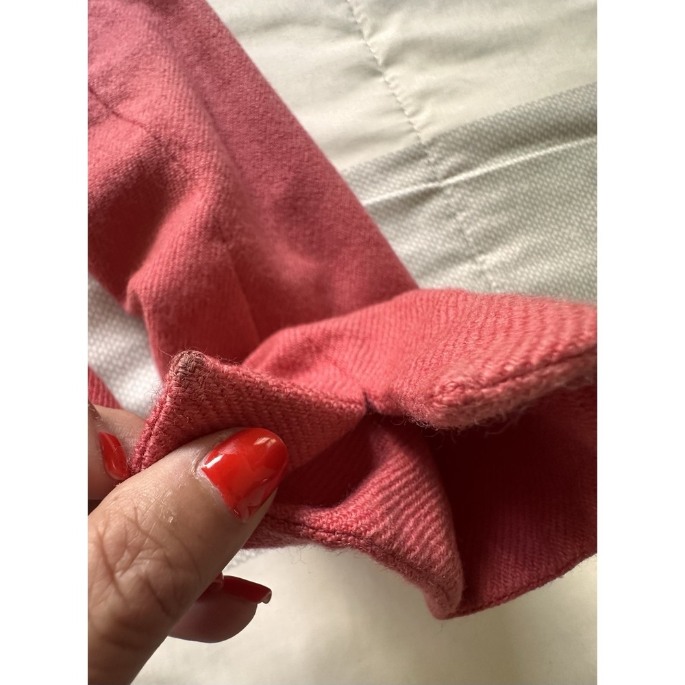 Akris Punto Coral Pink Wool Cashmere Blazer Jacket 4 Origami Pleated Buckle READ - Picture 14 of 14